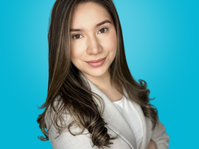 Photo of team member Samantha Martinez smiling and posing for a photo